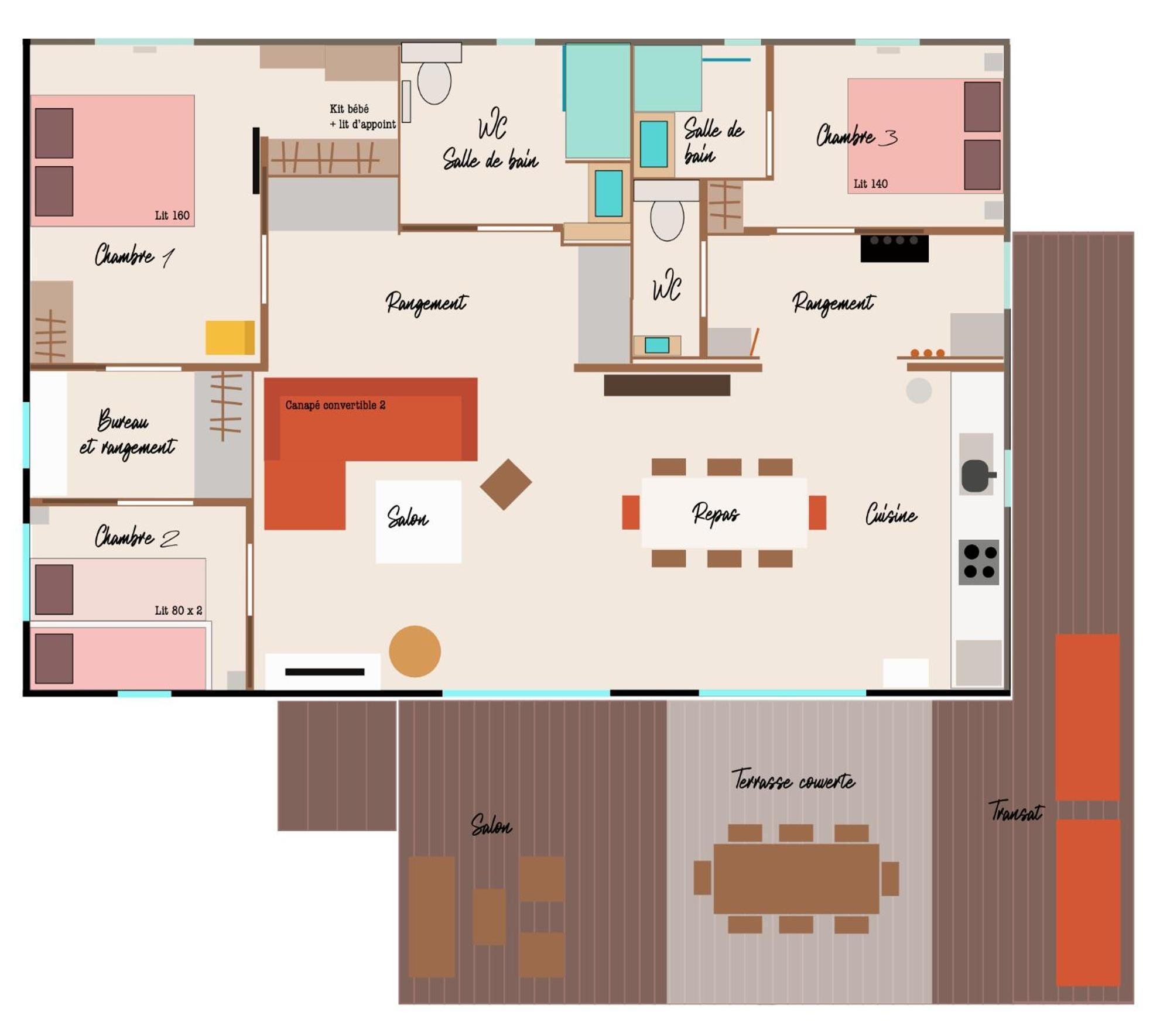 "Le Marina" Maison & Appartements Proche De La Mer Avec Piscine Sérignan Zewnętrze zdjęcie
